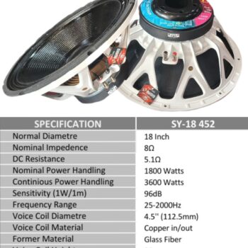 18'' SPEAKER - SY - 18  452